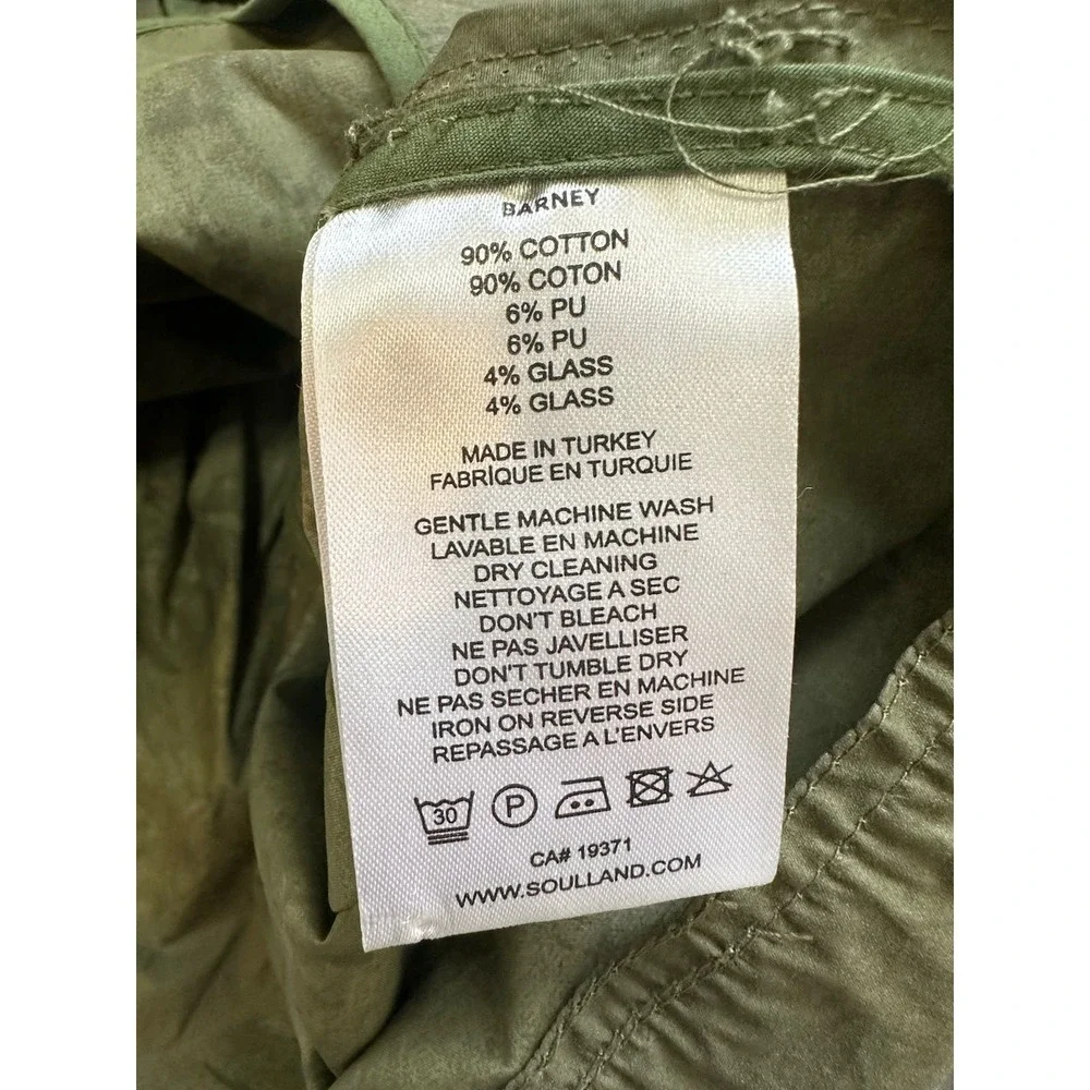soulland Barney Camo Zip Up Jacket sz M NWOT Originally $375